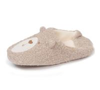 Isotoner Zapatillas extra light zapatillas Mules mujer sherpa, suela antideslizante 41/42