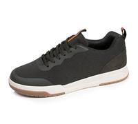 Isotoner - Zapatillas para hombre cómodas, resistentes, suela de memoria forma y fácil de poner, EU, caqui, 42 EU