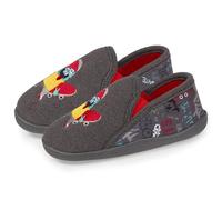 Isotoner - Zapatillas para mocasines para niño, muy cómodas, fáciles de poner, gris, 30 EU