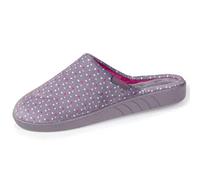 Isotoner Zapatillas zapatillas mulas para mujer ultra cómodas, suela con memoria de forma y apoya el arco del pie, Multicolor., 41 EU