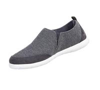 isotoner Zenz - Zapatillas Casuales para Hombre, Ligeras y Deportivas de Punto, Mineral, 42 EU