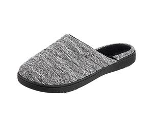 isotoner Zuecos Andrea teñido espacial para mujer con absorción de humedad para comodidad en interiores y exteriores y soporte de arco, Negro, 37.5/38 EU
