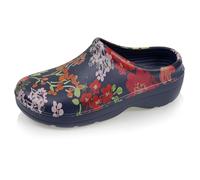 Isotoner Zuecos Mujer para Jardinería, Cómodos, resistentes y ligeros, Flor marina, 37 EU