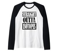 Isótopos directos, Químico, Amante de la química, Ciencia Camiseta Manga Raglan