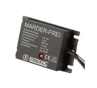 Isotronic Ahuyentador ultrasónico de exterior para martas 85dB 12kHz 12V, Negro