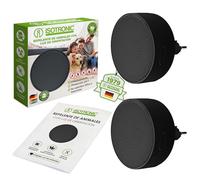 ISOTRONIC - Repelente ultrasónico de plagas para arañas, cucarachas, chinches y ácaros - Repelente de plagas con luz de orientación - Repelente de ácaros con un Alcance Efectivo de 30 m² (2 Unidades)