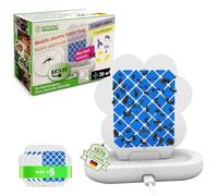 ISOTRONIC Trampa móvil para insectos voladores, trampa para moscas de la fruta para interior, luz para insectos, trampa para mosquitos, trampa para polillas, sin olor, dispositivo + recambios (trampa