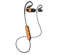 ISOtunes PRO 3.0 EN 352: Auriculares Bluetooth de protección auditiva, 36 dB SNR, IP67 a prueba de agua y polvo, 20 horas de duración de la batería, rendimiento de audio de alta fidelidad (naranja