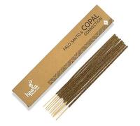 ISPALLA® Palo Santo Copal - Varillas de incienso (10 unidades, para intensificar las conexiones espirituales, hechas a mano en Perú, 100% natural y vegano)