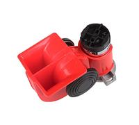 iSpchen 12/24V Bocina de Aire de Caracol, Bocina Eléctrica de Motocicleta, Bocina de Aire de Coche de doble Tono, Bocina Eléctrica Súper Fuerte, Bomba Eléctrica, Sirena de Caracol Para Barco