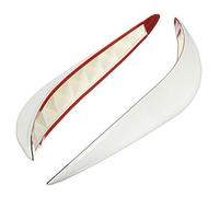 iSpchen 2 Protector de Parachoques Trasero delantero Spoiler, Pegatinas de Arañazos de Parachoques de Coche Protector de Borde de Coche Pegatina de Protección de Coche de Parachoques Tira decorativa