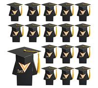 iSpchen 50 cajas de regalo con tapa, para manualidades, gorros de graduación, cajas de montaje, regalos, regalos, regalos, regalos, regalos, regalos, regalos, color negro