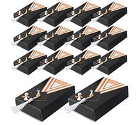 iSpchen 50 cajas de regalo decorativas para vestidos de graduación, color negro