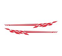 iSpchen Etiqueta Engomada del Coche, 2 Uds. Calcomanía Lateral Falda del Coche, Pegatina De La Raya De Carreras, Pegatinas DIY para La Falda Lateral De La Puerta del Coche, Pegatina Estilo Coche