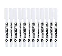 iSpchen Rotulador Blanco, Marcador Permanente, Rotuladores De Pintura Impermeables Al Aceite, Rotuladores De Punta Fina De 1,0 Mm, Rotuladores De Neumáticos, Juego De Rotuladores