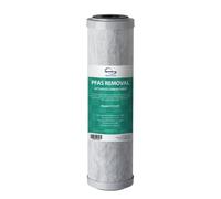 iSpring FC15-PF Cartucho de Repuesto con Fibra de Carbón Activado Certificado por SGS para Sistema de Filtración Bajo Fregadero US31-PF y Filtro de Agua RV, Reduce PFAS, Hasta 12 Meses