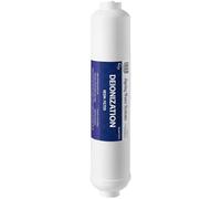 iSpring FD15 DI Filtro de Desionización para Acuario 10" x 2.5", Cartucho de Filtro de Agua de Repuesto para Filtro de Osmosis Inversa en Línea de 10 Pulgadas