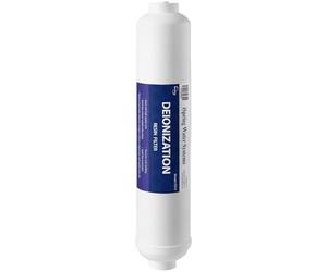 iSpring FD15 DI Filtro de Desionización para Acuario 10" x 2.5", Cartucho de Filtro de Agua de Repuesto para Filtro de Osmosis Inversa en Línea de 10 Pulgadas