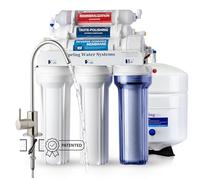 iSpring RCC7AK Osmosis Inversa Domestica, NSF 58 Certificado, 75GPD Purificador Agua Debajo del Fregadero, 6 Etapas con Remineralización de Agua PH+, Diseño Patentado de Grifo para Fácil Instalación