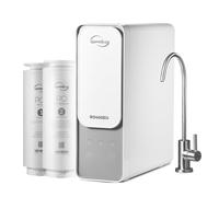 iSpring RO400EU Ósmosis Inversa Doméstica Bajo Fregadero Reducción TDS | 400GPD de Capacidad, Relación 2:1 Puro a Drenaje, Sistema sin Tanque, Filtración por Ósmosis Inversa para Cocina
