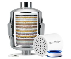 iSpring SF2S Filtro de Ducha de Alta Capacidad para Agua Dura, 33 Etapas