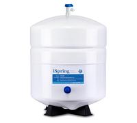 iSpring T32M Tanque de Almacenamiento de Agua Presurizado con Válvula de Bola para Sistemas de Ósmosis Inversa, 4 Galones, Válvula de Tanque de 1/4 "Incluida