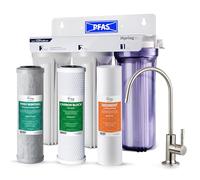 iSpring US31-PF Filtración de Agua Bajo Fregadero de 3 Etapas Clásico para Beber, Reducción de PFAS Probada por SGS, Filtro de Agua sin Depósito, Filtro de Alta Capacidad para Fregadero, Paquete de 1