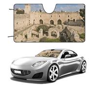 Israel at The Tower of David - Parasol para parabrisas de automóvil, sedán, SUV, camión, universales, reflectantes, para ventanas delanteras, plegable, parasol para parabrisas, bloquea los rayos UV y