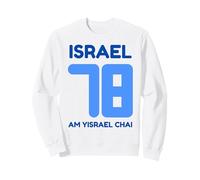 Israel en el 78 Día de la Independencia de Yom Haatzmaut Am Yisrael Chai Sudadera