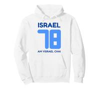 Israel en el 78 Día de la Independencia de Yom Haatzmaut Am Yisrael Chai Sudadera con Capucha