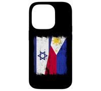 Israel Filipinas Media Bandera Israelí Filipino Jersey Carcasa para iPhone 14 Pro