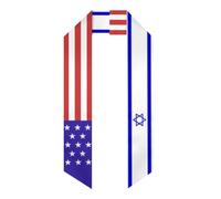 Israel Israel Bandera de Estados Unidos 0 Estola Bufanda Chal Banda para Graduación para Hombres Mujeres
