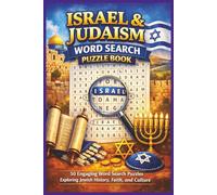 Israel & Judaism Word Search Puzzle Book: 50 Engaging Word Search Puzzles Exploring Jewish History, Faith, and Culture