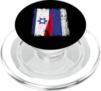 Israel Rusia Media Bandera Israelí Rusa Jersey PopSockets PopGrip para MagSafe