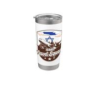 Israel Travel Squad Travel Adventure Journey Israel Vaso térmico de acero inoxidable de doble pared