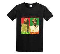 Israel Vibration Reggae Knights Album Cover Men's T-Shirt Unisex Black Cotton Hip Hop Print tee Shirts 3XL