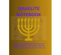 Israelite Notebook: Notebook made specifically for note taking by God's true people.