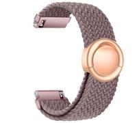 Issinlky 18mm Nylon trenzado correa compatible con Garmin Venu 2S/Venu 3S/Vivomove 3S/Vivoactive 4S/Forerunner 255s/265s, Hebilla redonda Correa elástica para Huawei Watch GT5 41mm/GT4 41mm