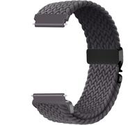 Issinlky 18mm Nylon trenzado correa compatible con Garmin Venu 2S/Venu 3S/Vivomove 3S/Vivoactive 4S/Forerunner 255s/255s Music/265s, liberación rápida reemplazo correa elástica para mujeres hombres
