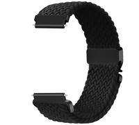 Issinlky 18mm Nylon trenzado correa compatible con Garmin Venu 2S/Venu 3S/Vivomove 3S/Vivoactive 4S/Forerunner 255s/255s Music/265s, liberación rápida reemplazo correa elástica para mujeres hombres