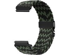 Issinlky 18mm Nylon trenzado correa compatible con Garmin Venu 2S/Venu 3S/Vivomove 3S/Vivoactive 4S/Forerunner 255s/255s Music/265s, liberación rápida reemplazo correa elástica para mujeres hombres