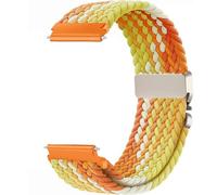 Issinlky 20mm Nylon trenzado correa compatible con Samsung Galaxy Watch 7/6/5/4/FE 40mm 44mm/Garmin Venu Sq/Sq 2/Venu 2 Plus/Vivoactive 3/5/Venu/Amazfit GTS, Correa elástica para Mujeres Hombres