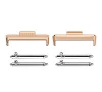 Issinlky 20MM Watch correa Adaptadores Compatible Huawei Fit 3/4/4 Pro correa Conector Acero Inoxidable Adaptador Reemplazable Metal Huawei Fit 3/4/4 Pro