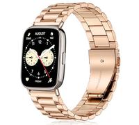 Issinlky correa de metal para Redmi Watch 5 Lite/5 Active, 22MM correa de acero inoxidable para Xiaomi Redmi Watch 5 Lite/5 Active