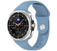 Issinlky Correa de silicona suave para Samsung Galaxy Watch 8 de 40 mm y 44 mm, correa deportiva para Galaxy Watch 8 Classic de 46 mm para caballeros y damas