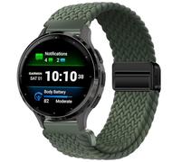 Issinlky Correa trenzada nylon para Garmin Venu 2S/Venu 3S/Vivomove 3S/Vivoactive 4S, elástica de 18mm para Fossil Ladies Gen 6/5E/4/3/Withings Steel HR 36mm