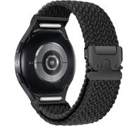 Issinlky No Gap Nylon Braided correa Compatible with Galaxy Watch 7/FE/6/5/4 40mm 44mm, Elastic Magnetic Buckle correa for Galaxy Watch 6 Classic4 Classic/5 Pro Herren Damen