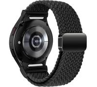 Issinlky No Gap Nylon trenzado correa compatible con Galaxy Watch 7/FE/6/5/4 40mm 44mm, elástico magnético hebilla correa para Galaxy Watch 6 Classic/4 Classic/5 Pro Herren Damen