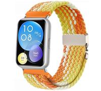 Issinlky Nylon trenzado correa compatible con Huawei Watch Fit 2, Elástico Deportes Correa para Huawei Fit 2 Mujeres Hombres