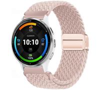 Issinlky Nylon trenzado correa para Garmin Venu 2/3/Venu 4 45mm, 22mm Correa elástica para Garmin Vivoactive 4/Forerunner 265/255/255 Music/745/First Avenger/Darth Vader